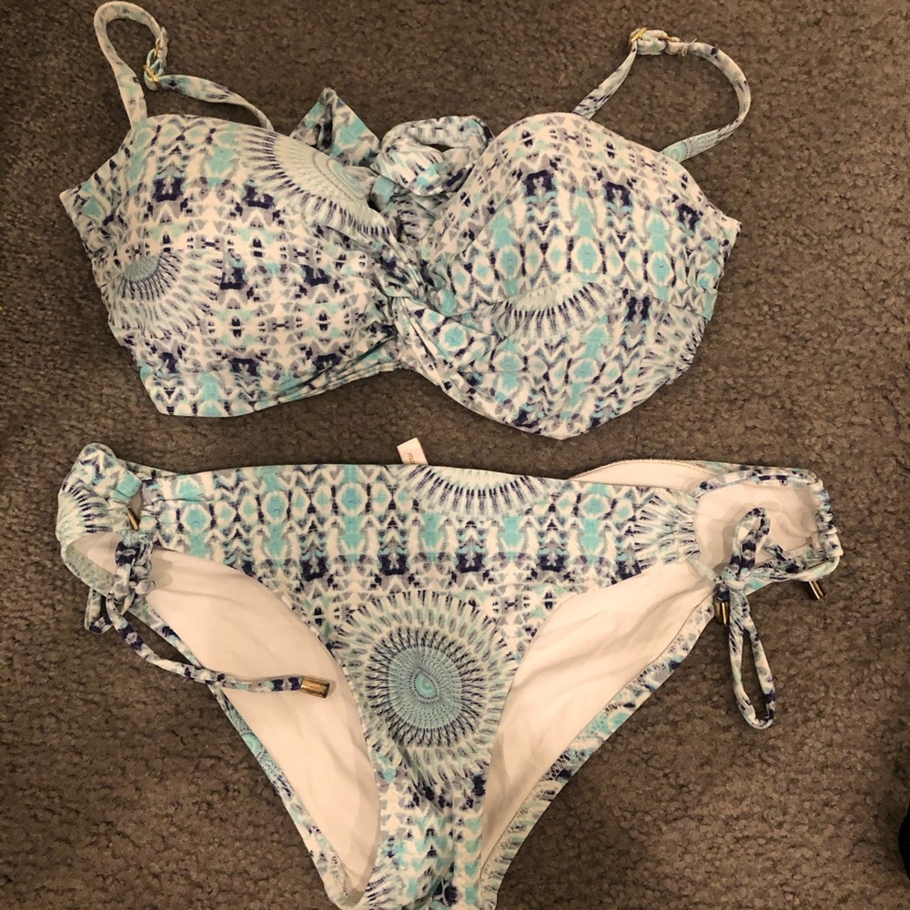 Patterned Balconette Bikini